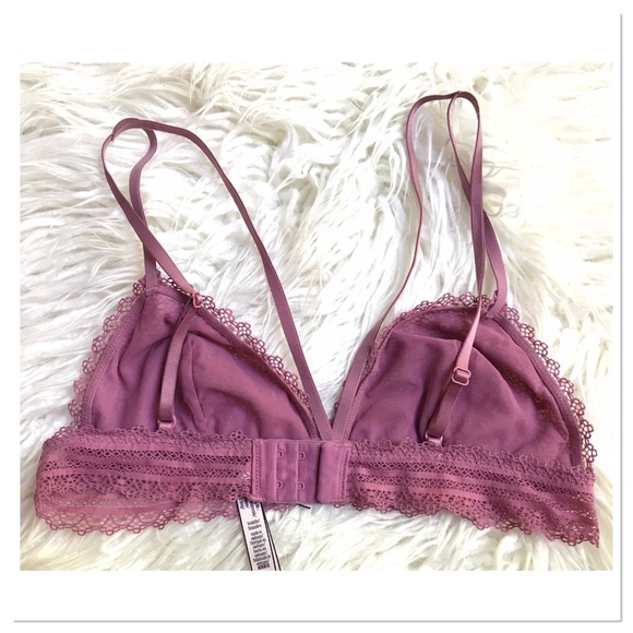 Victoria’s Secret Mauve Triangle Bralette Size M - Picture 3 of 8
